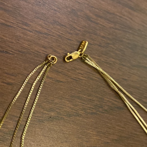 Multi-strand Necklace with Turquoise Pendant - Picture 5 of 5